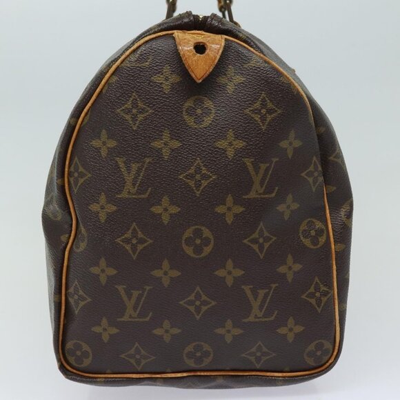 LOUIS VUITTON Monogram Speedy 35 Hand Bag - Picture 4 of 16